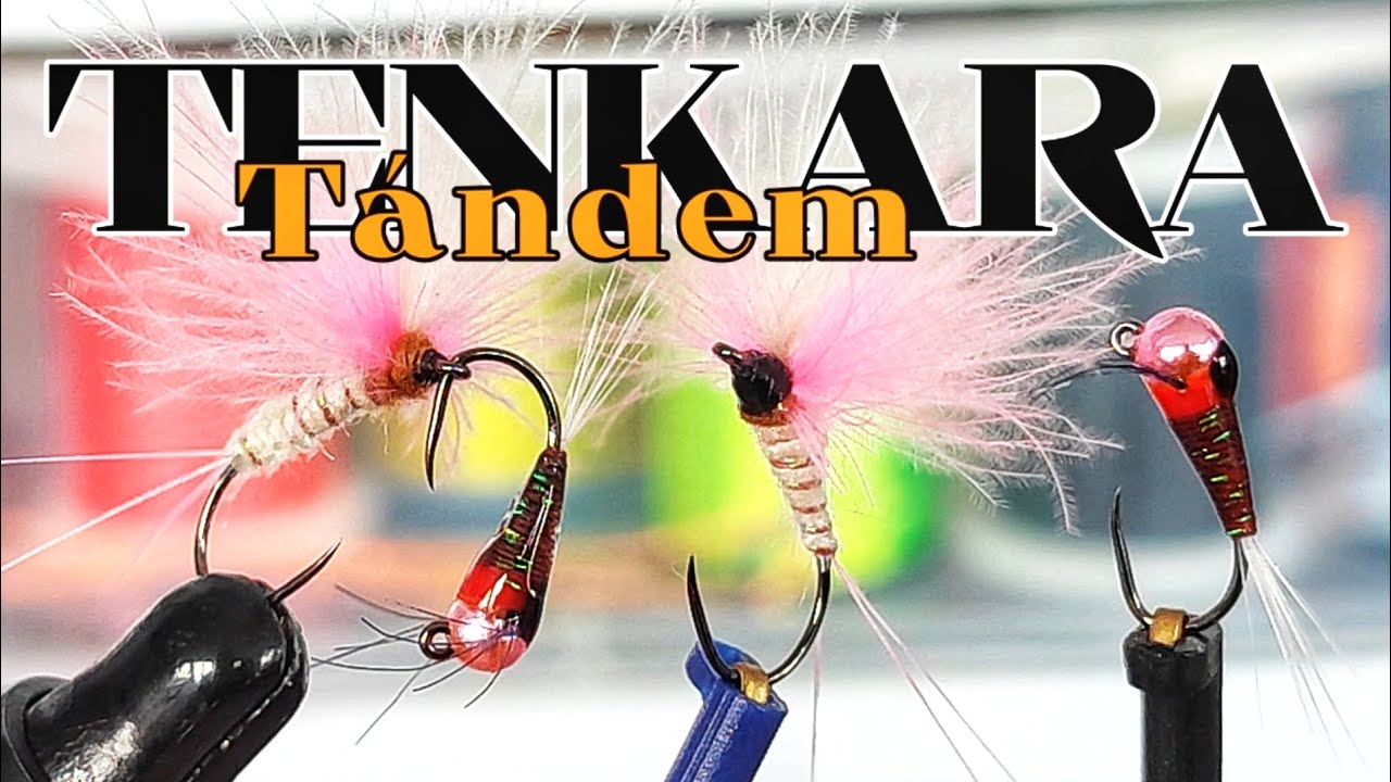 Montaje de moscas para tándem / Tenkara.Fly tying Dry Fly and Nymph for Tenkara / Tándem.👑💖😉.