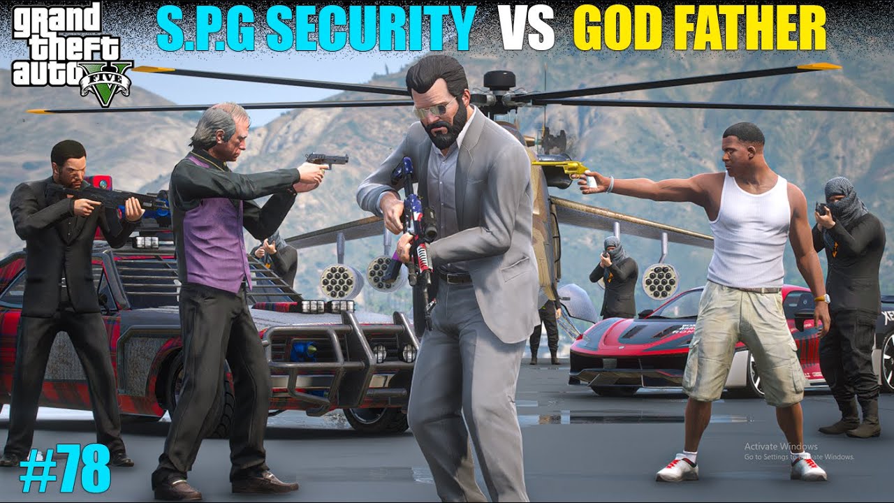 MICHAEL SPG SECURITY VS GODFATHER SECURITY | GTA 5 GAMEPLAY #78