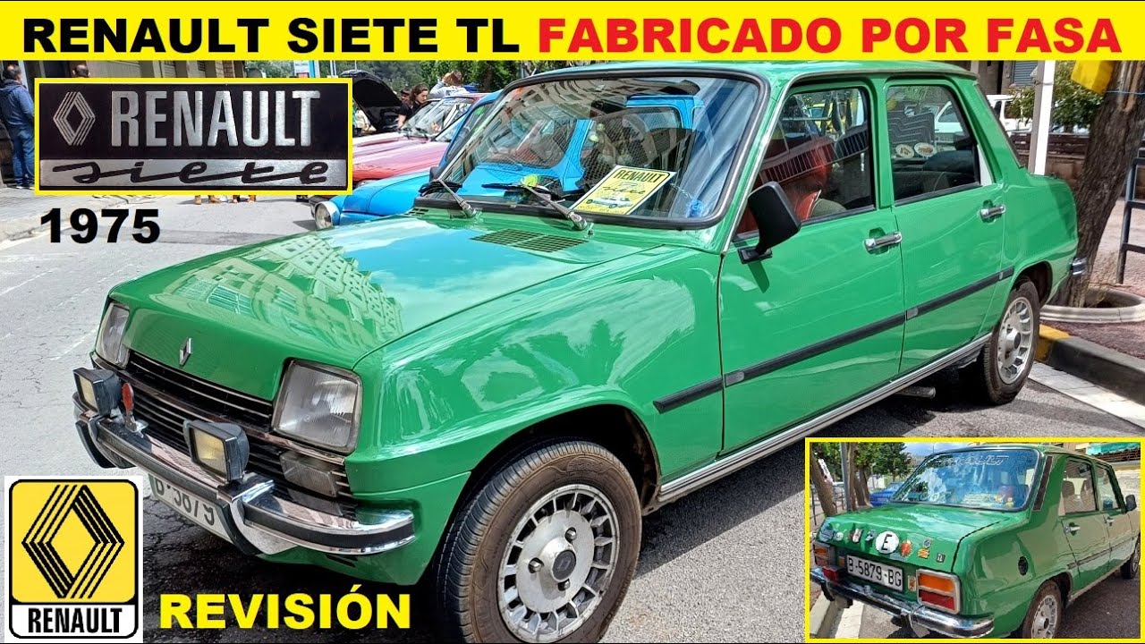 ✅️Renault Siete TL 1975. Un derivado del Renault 5 fabricado en España. #renaultclassic