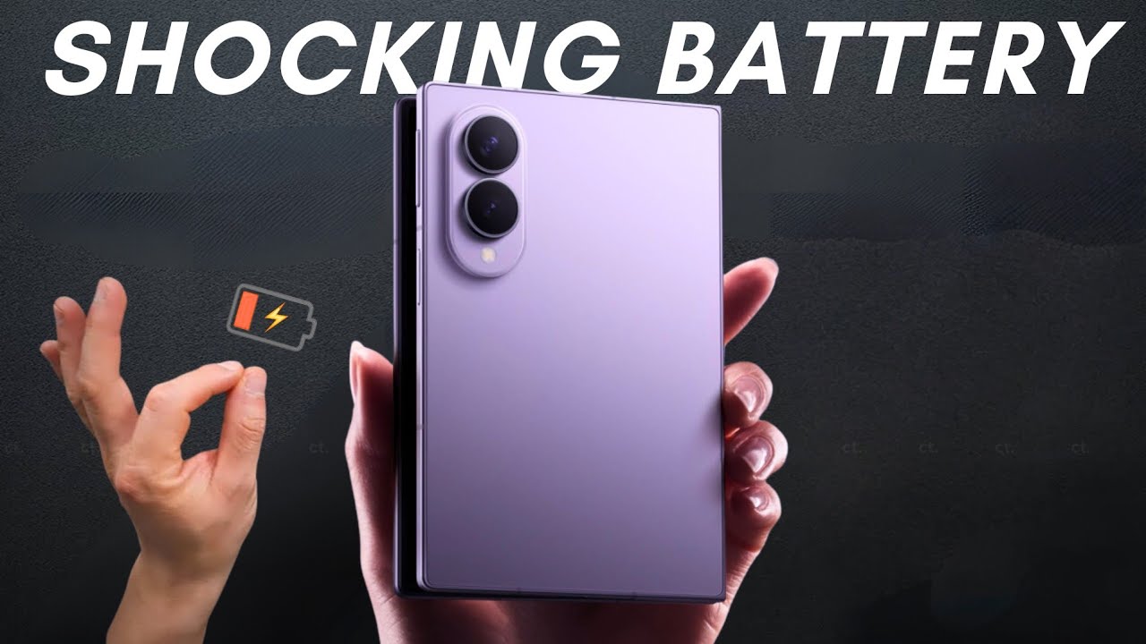 Samsung Galaxy Z Fold 8 &mdash; реальные показатели времени работы от аккумулятора!