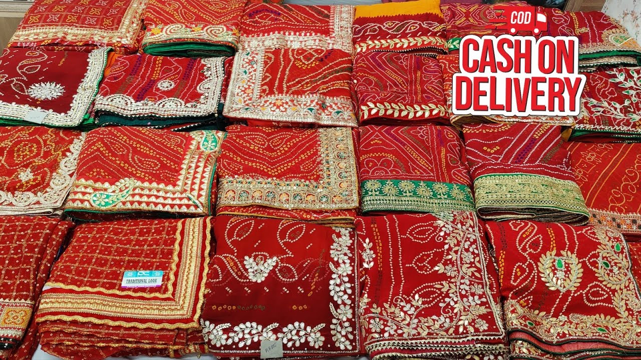 🔥 KCPC Special Rajasthani Designer Party Wear Bandhani Gotapatti Work Sarees, #bandhanisaree #kcpc