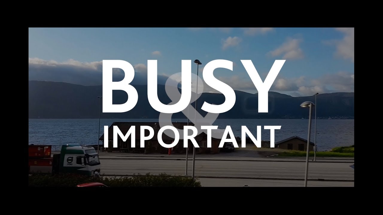 Busy and Important | UWC RCN Class of 2019