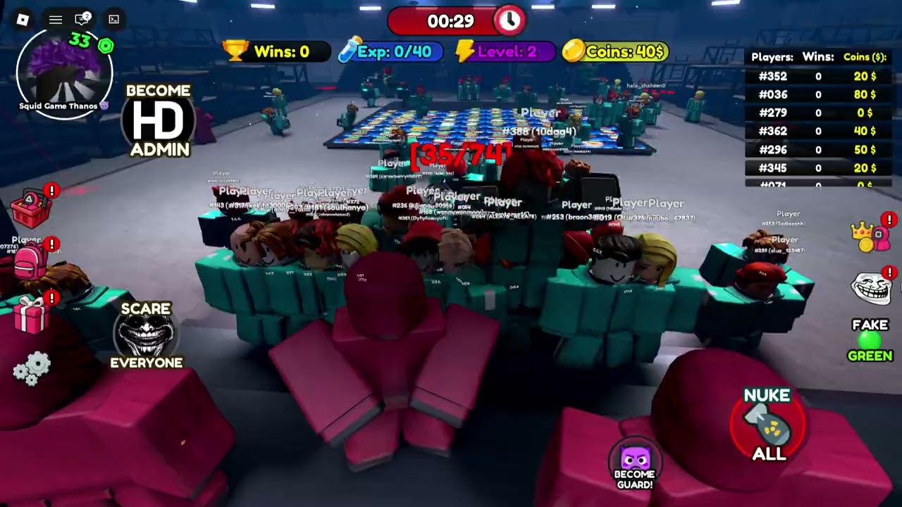 Roblox Squid Game with Hanyo, DeeDee, LawDemon, Flamiee