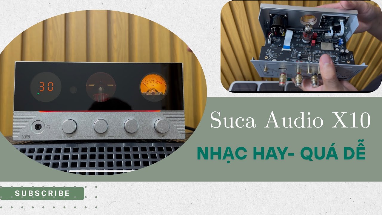 SUCA AUDIO x10 | Amply Nghe Nhạc Đa Năng Hay Tiện Lợi Và Cực Kì Bền