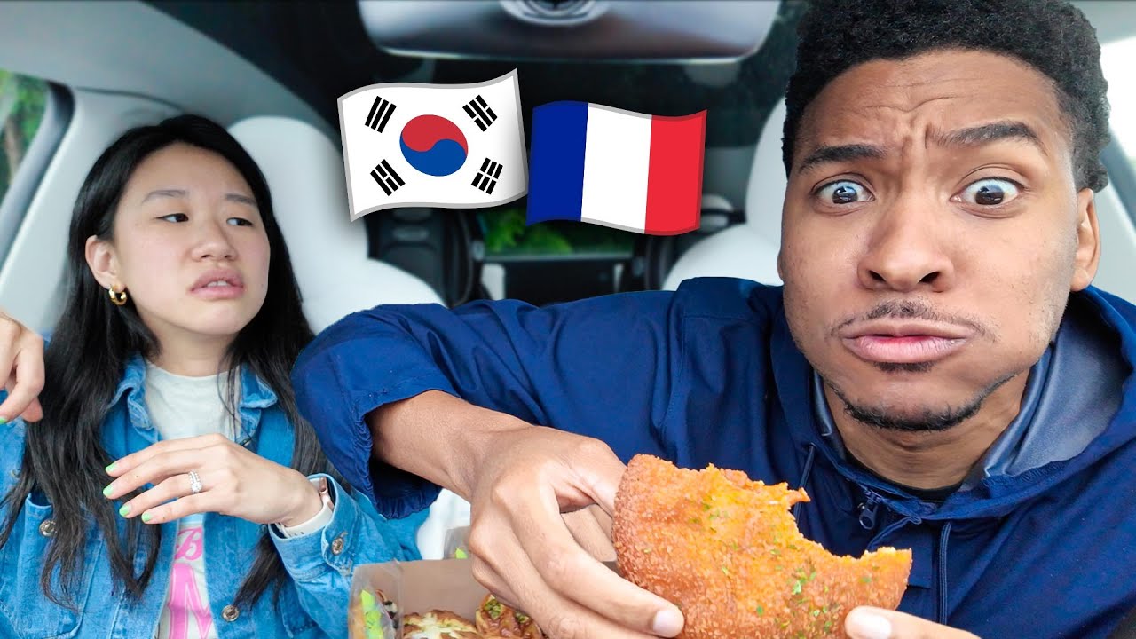 My Husband Tries Pastries From A Korean-French Bakery