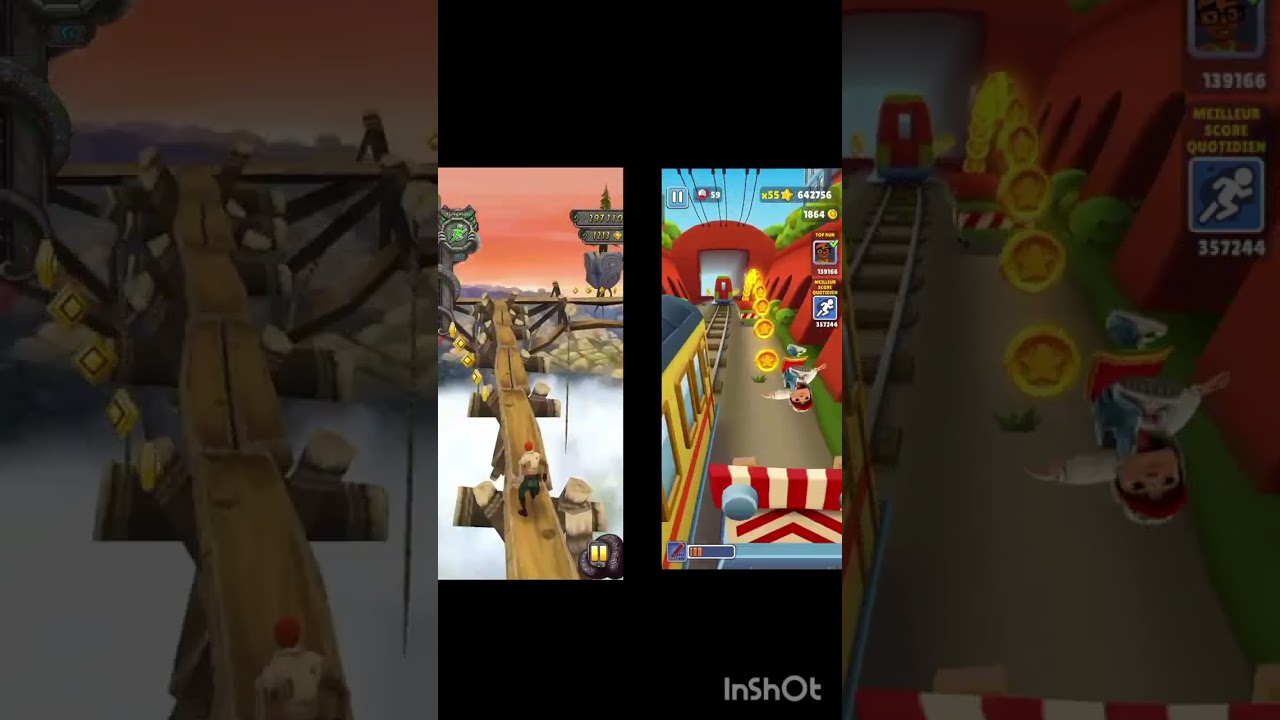 Subway Surfers VS Temple Run 2