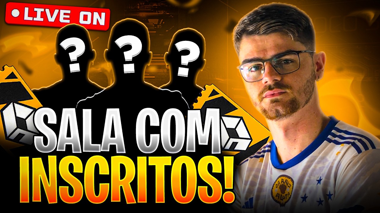 🔥 LIVE FF 🔥 FREE FIRE - AO VIVO 🔥 4X4 + 6X6 COM INSCRITOS 🔥 SALA PERSONALIZADA 🔥 RG REVELA   #200k