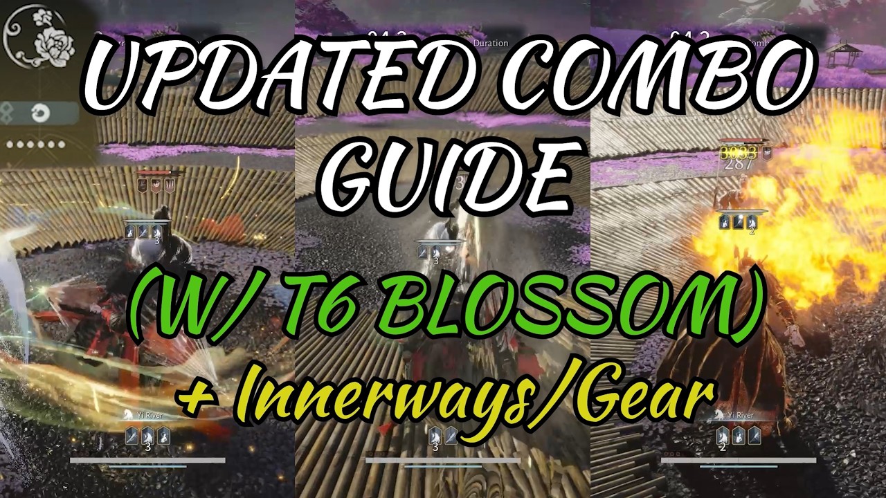 New COMBO GUIDE W/ T6 BLOSSOM BARRAGE (Fan/Umbrella) + Innerways/gear - Where Winds Meet PvP