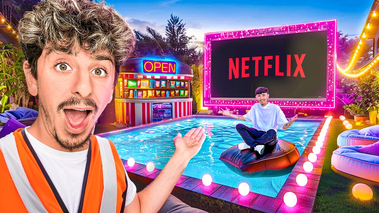I Built a Movie Theater in my House!