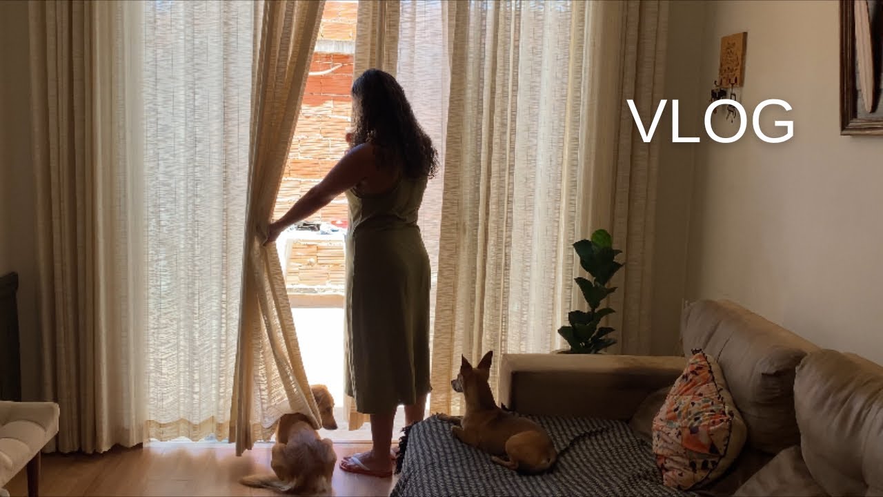 Domingo em família com almoço rápido, fiz bolo de banana, passei mal, feriadão em casa 