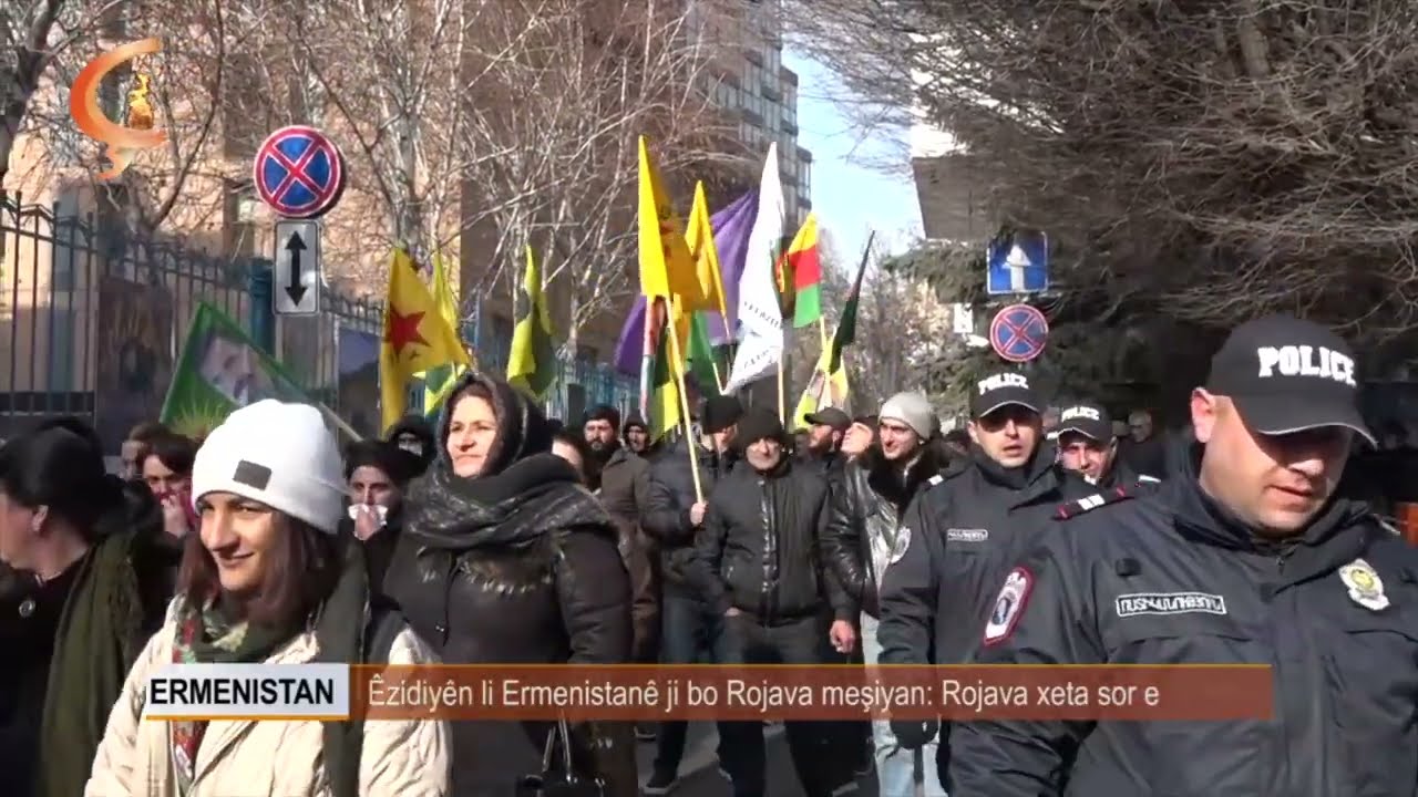Dosya Taybet |  ERMENISTAN   | Êzidiyên li Ermenistanê ji bo Rojava meşiyan  Rojava xeta sor e