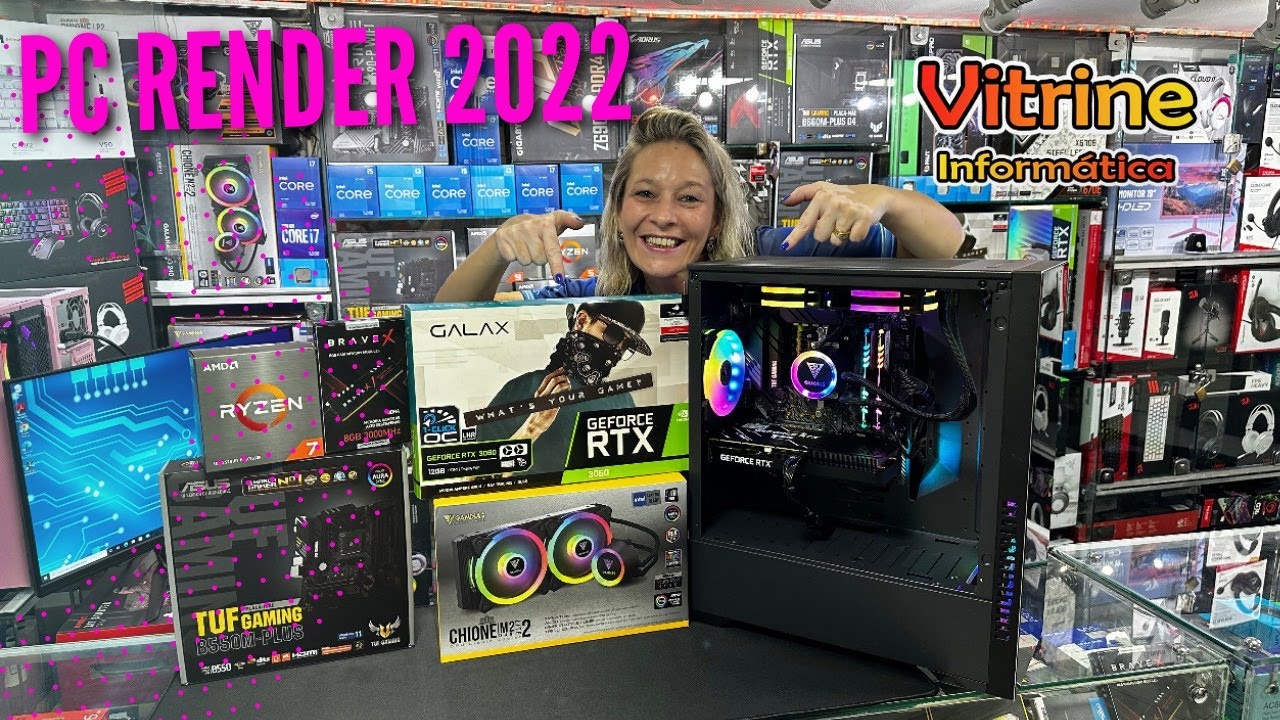 PC PRA RENDER É NA VITRINE INFORMÁTICA !!!