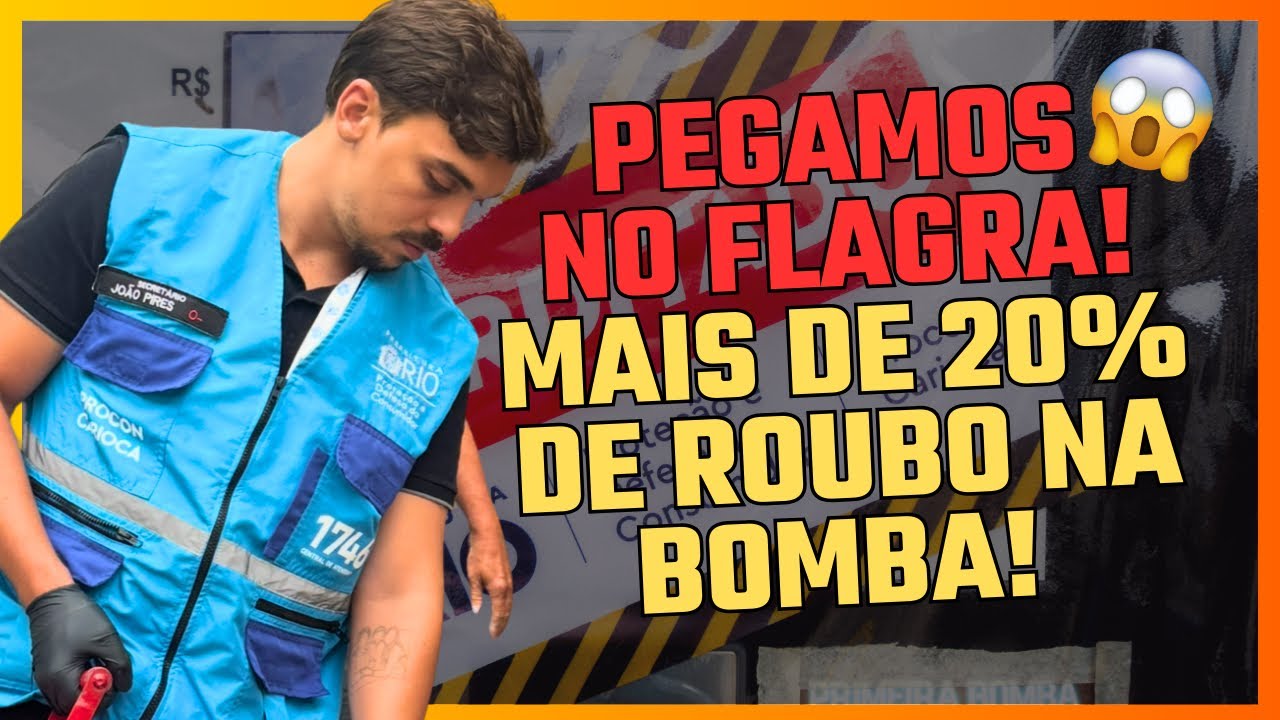 MAIS DE 20% DE ROUBO NA BOMBA, LUZ APAGADA E POSTO INTERDITADO. NÃO DEU PRA ELES! 