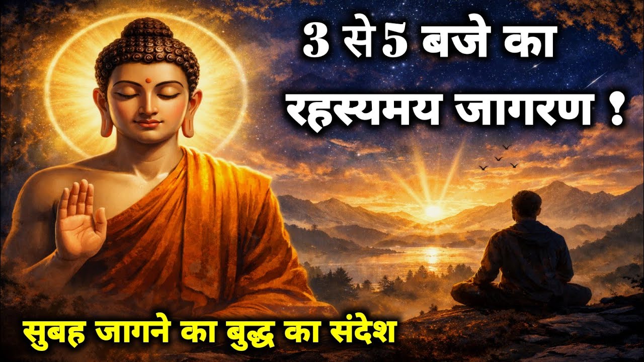 3 से 5 बजे नींद खुलने का समय । महात्मा बुद्ध का संदेश 
