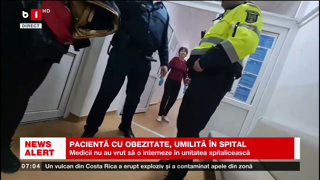 PACIENTĂ CU OBEZITATE, UMILITĂ ÎN SPITAL_Știri B1_23 apr 2023