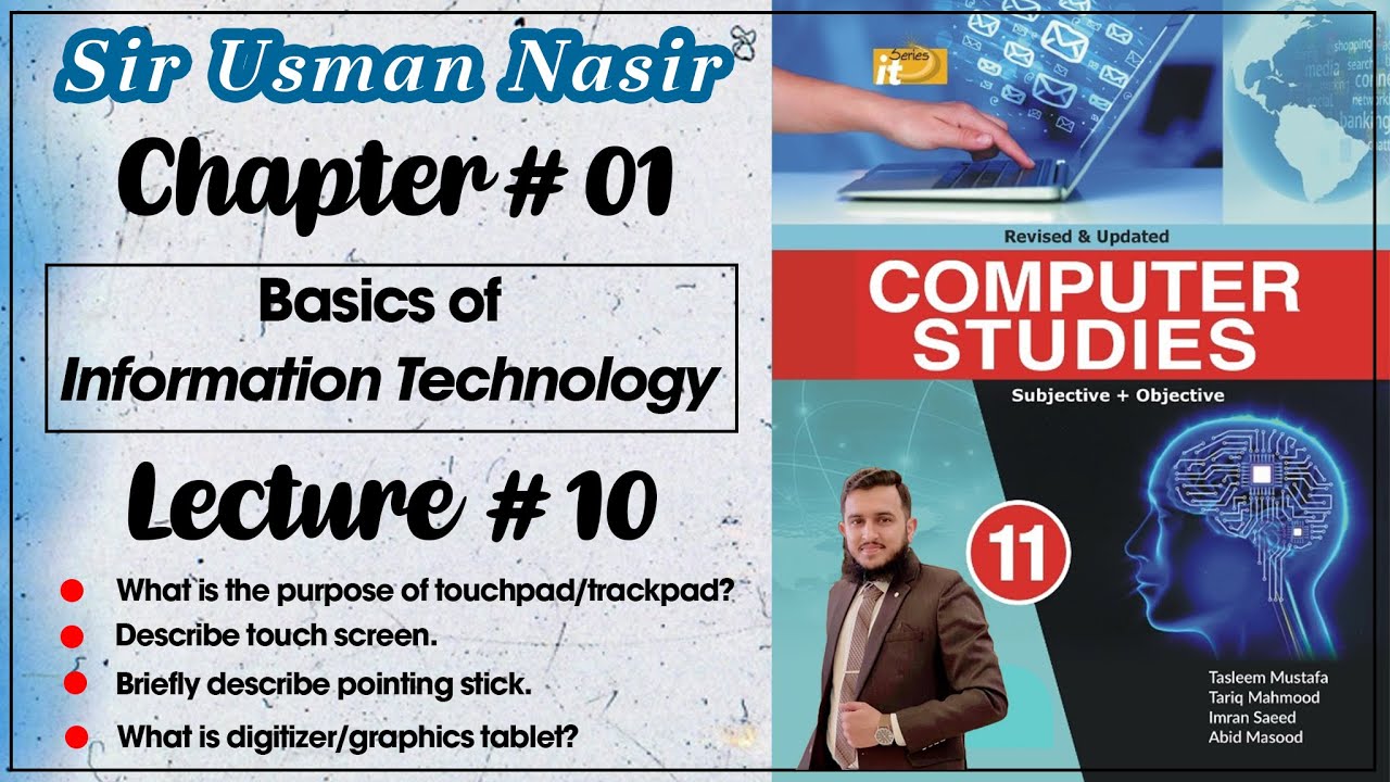 Touchpad-touch screen-pointing stick-graphics tablet @educationuptoclass12