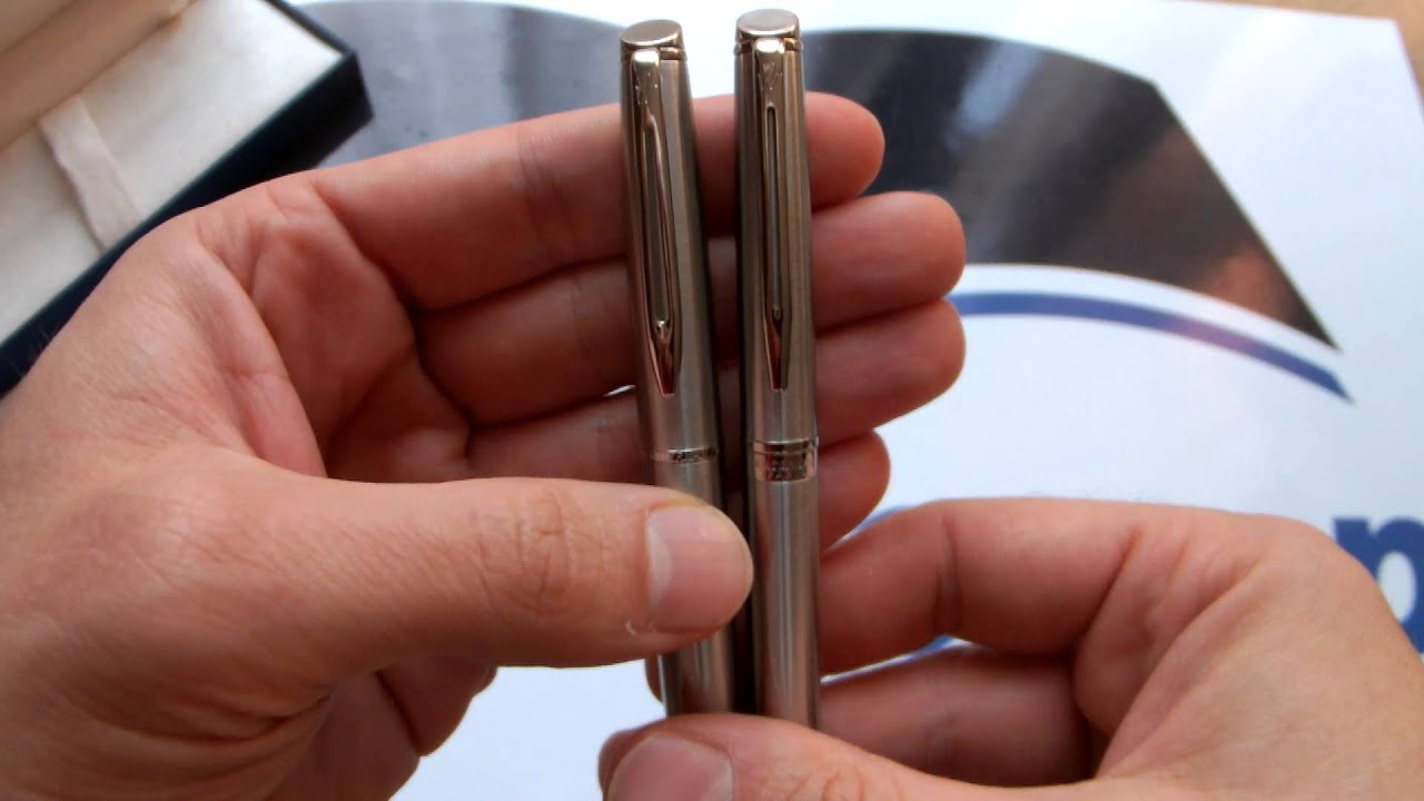 Porównanie Waterman Hemisphere Stalowe CT Pióro stary model vs. nowy model
