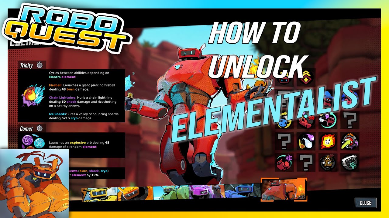Roboquest - How to Get Chromatic Cell | Unlock Elementalist | NEW CLASS!!