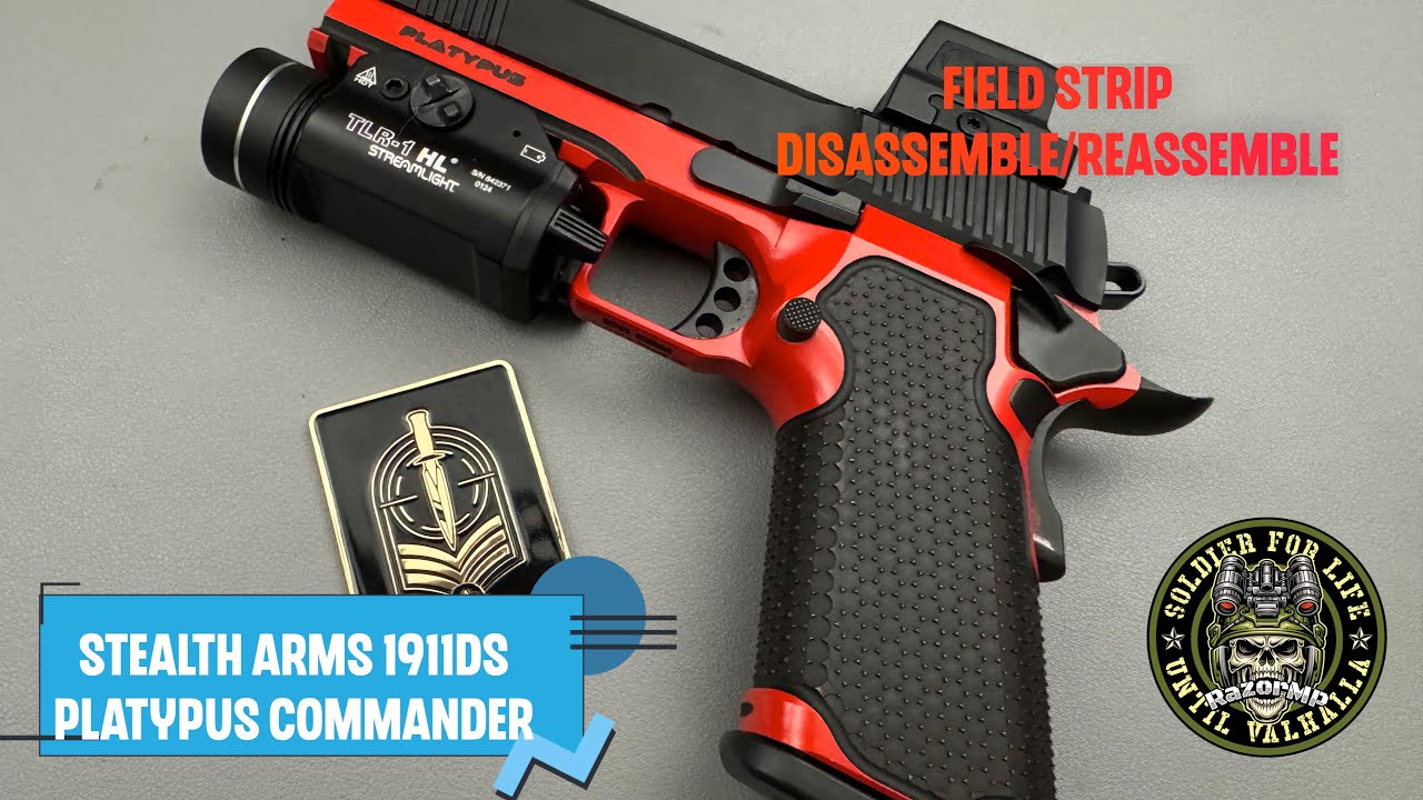 Разберите, почистите и соберите SA 1911DS Platypus Commander