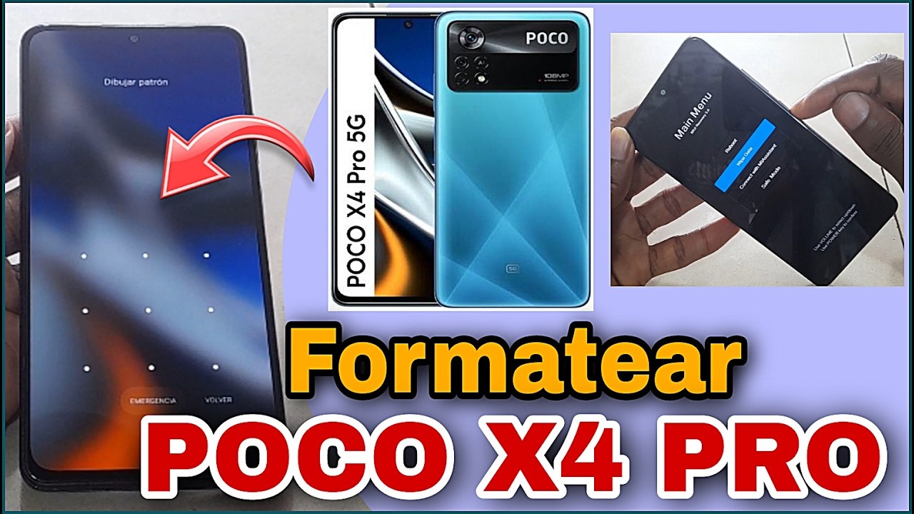 Hard Reset Xiaomi Poco X4 Pro, Formatear POCO X4 PRO 5G