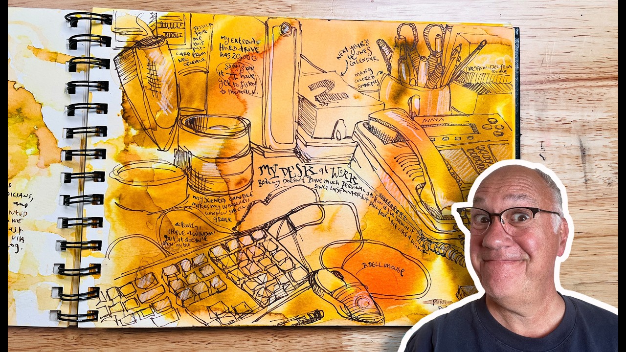 How I make drawing easier  — by making it harder — to make it easier.