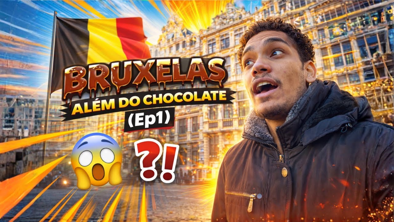  BRUXELAS ALÉM DO CHOCOLATE (Ep1) Grand‑Place, o Manneken Pis e a Jeanneke Pis 🇧🇪- De lá pra cá 