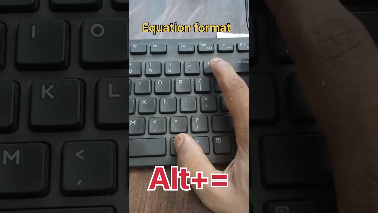 Equation box shortcut key #shortvideos #shortcutkeys