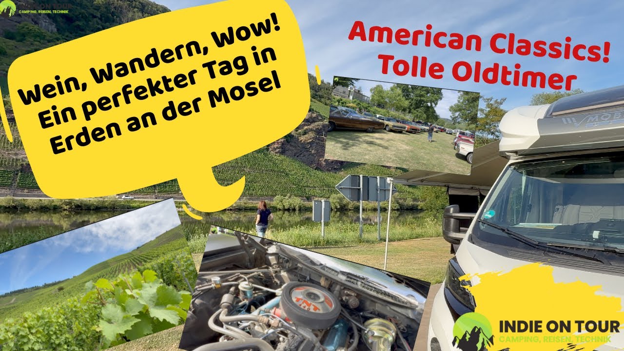 Wein, Wandern, Wow! Ein Wochenende in Erden an der Mosel - Campingplatz und American Classics