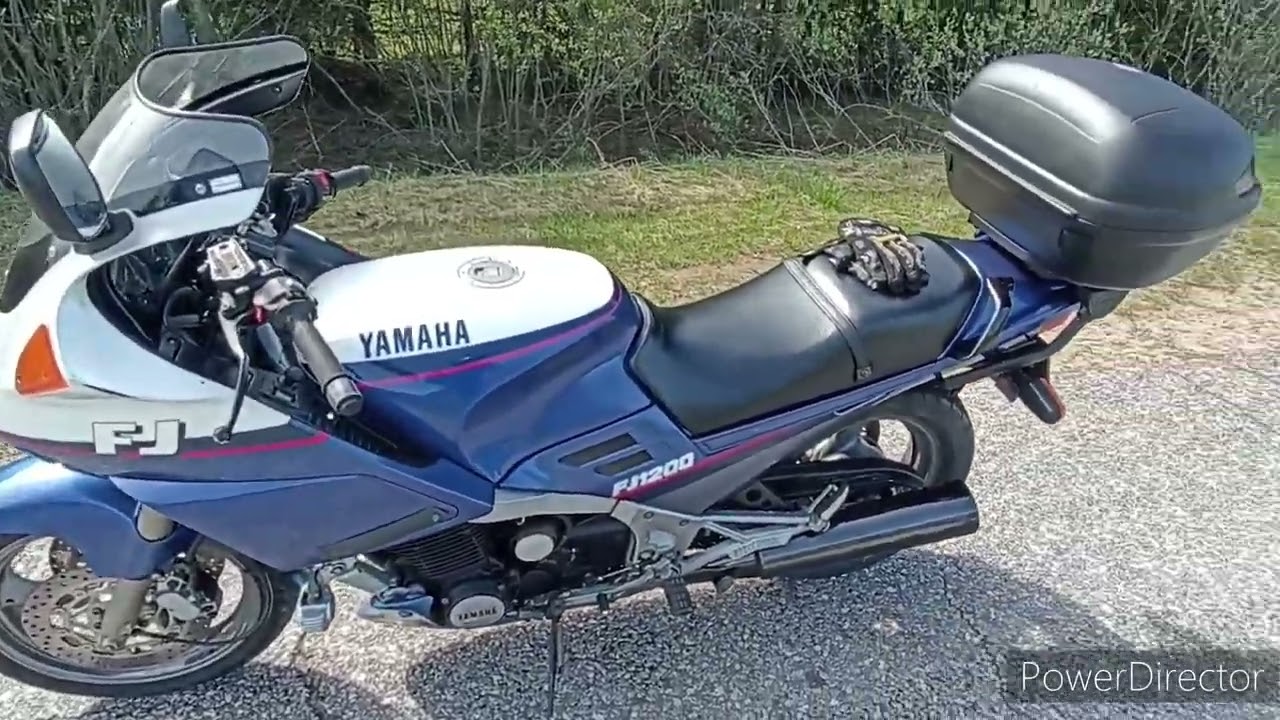 Yamaha fj1200.Не много прокатился.