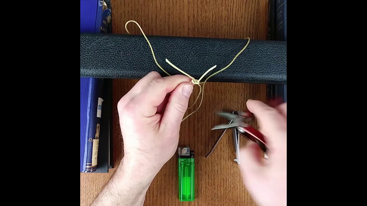 How to tie viola da gamba frets (alternative method: quicker, tighter, easier)