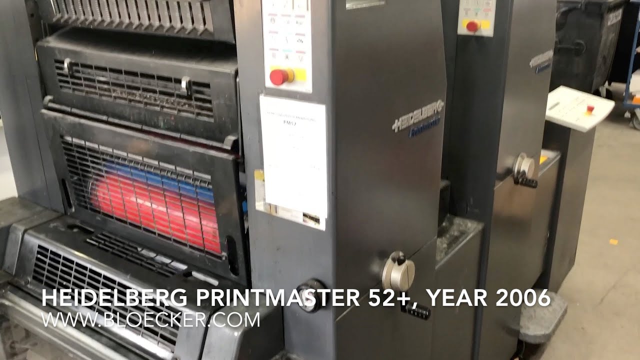 Heidelberg Printmaster 52 2+, year 2006