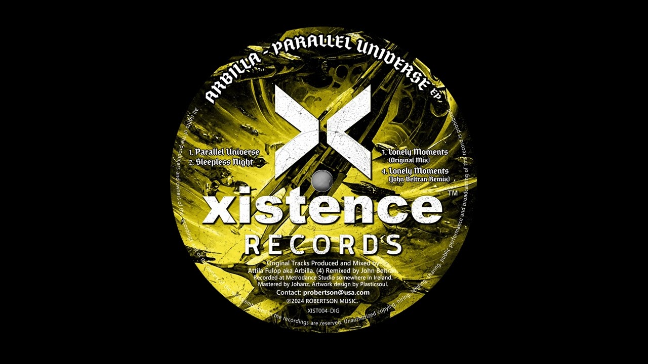 ARBILLA - Parallel Universe [Xistence Records - Xist004]