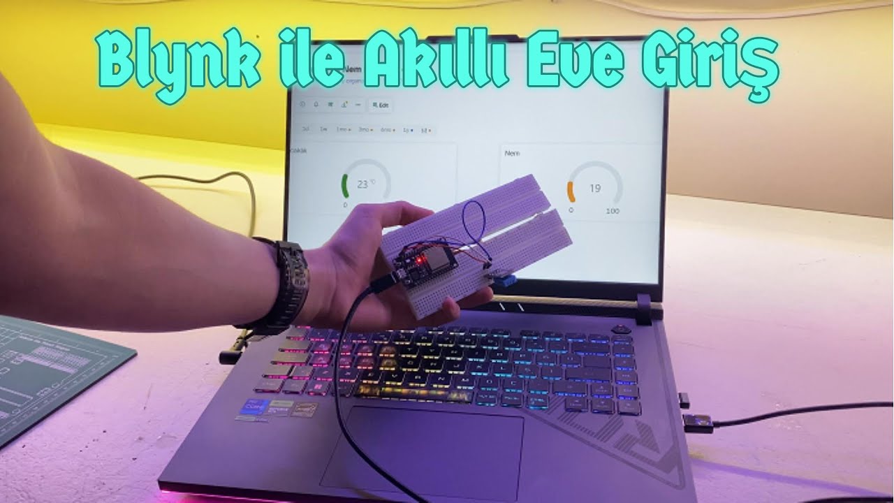 Blynk İle Sıcaklık Ve Nem Sensörü Yapımı