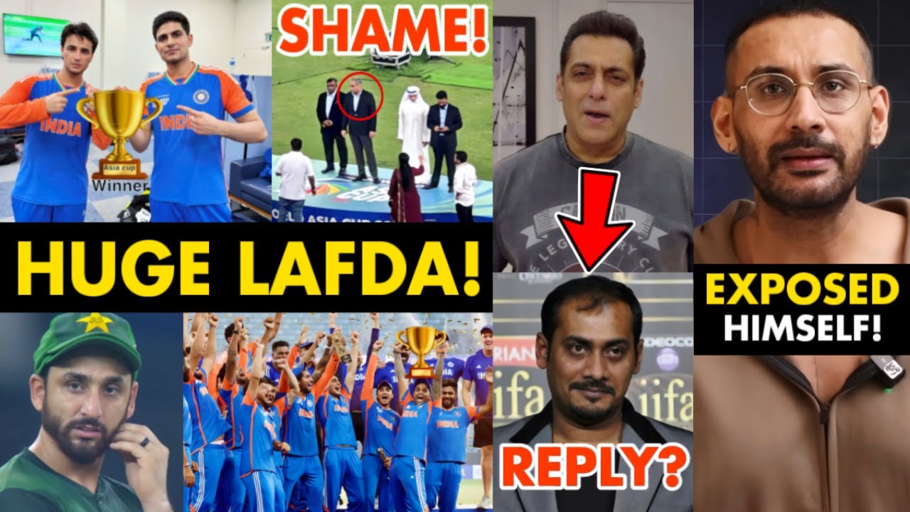 SHAME! India Vs Pakistan Final Match HUGE CONTROVERSY&hellip; 😨🤡, Tarun Gill Exposes Himself, Salman Khan