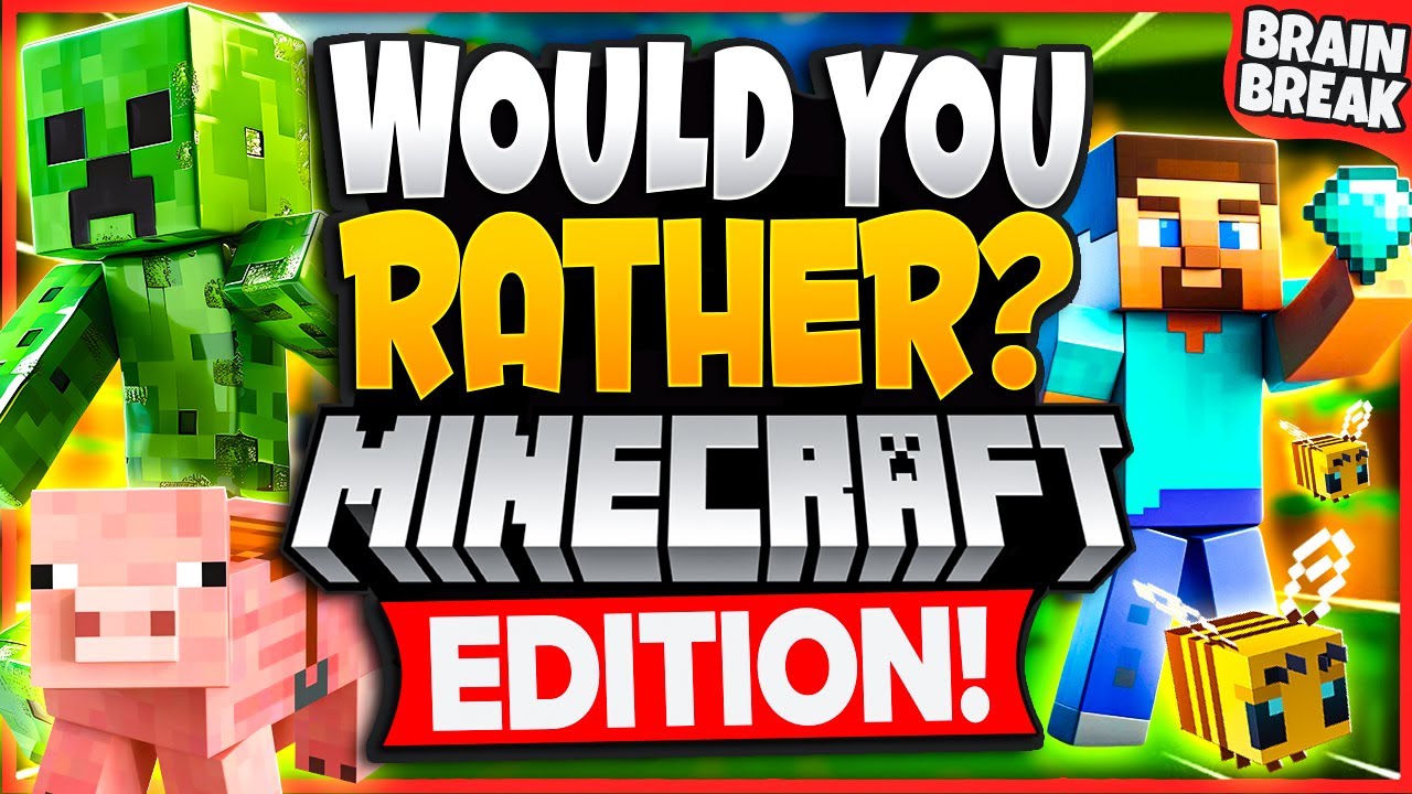 Minecraft Would You Rather? Workout 💎 Minecraft Brain Break 💎 The Minecraft Movie 💎 GoNoodle Games