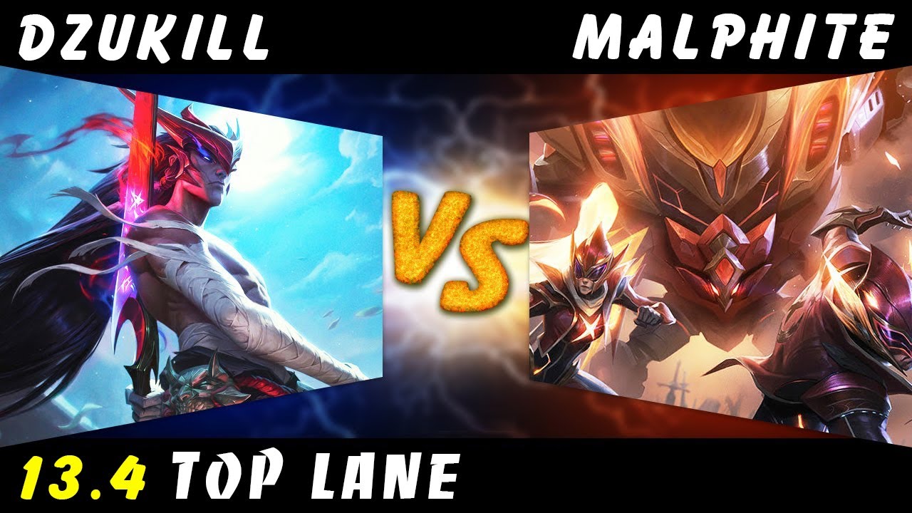 Dzukill - Yone vs Malphite TOP Patch 13.4 - Yone Gameplay