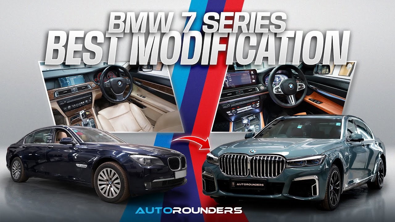 BMW 7 Series F02 modified to G12 | NAPA Leather from Italy | Cape York Green | German paint