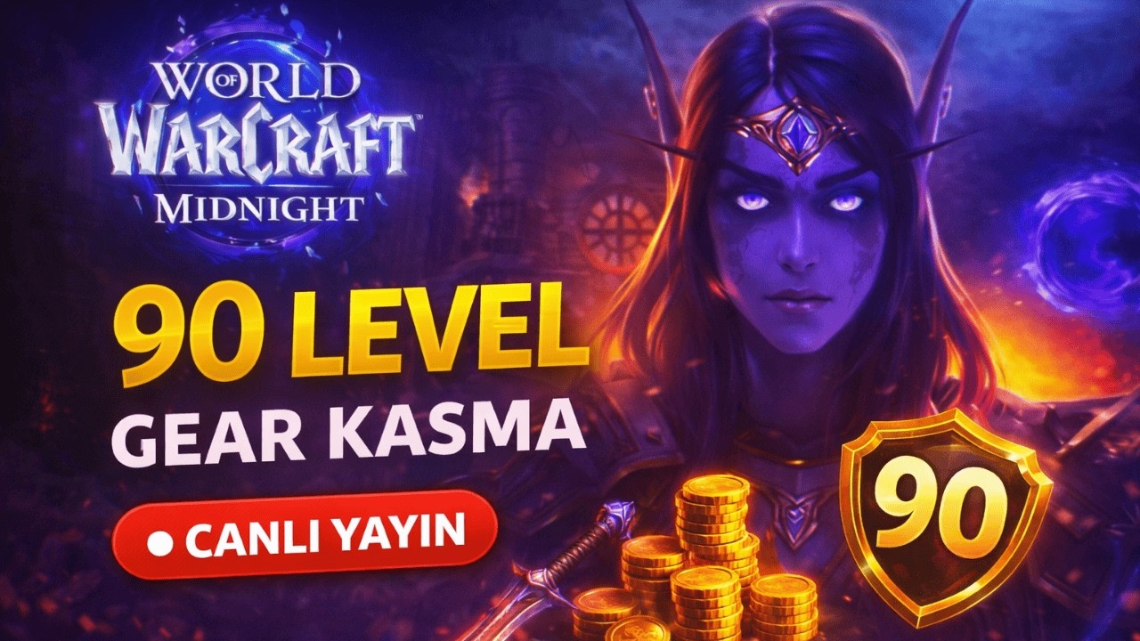 90 Level — Gear Kasma — WOW MİDNİGHT   (Canlı)  #wow #worldofwarcraft #wowtürkçe