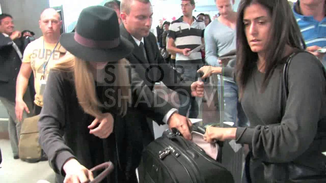Taissa Farmiga arriving in Cannes at the Nice airport