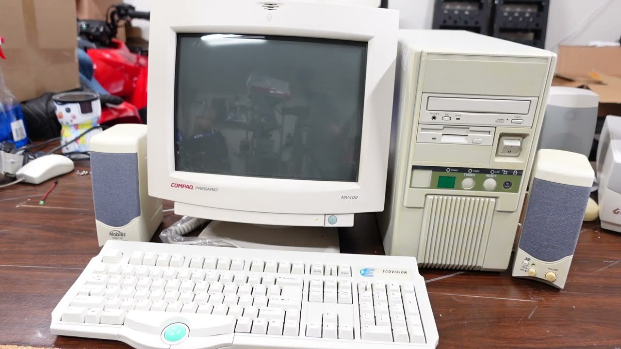 i486 Computer Startup (Boot up) 486dx2-66 mhz MS-DOS only