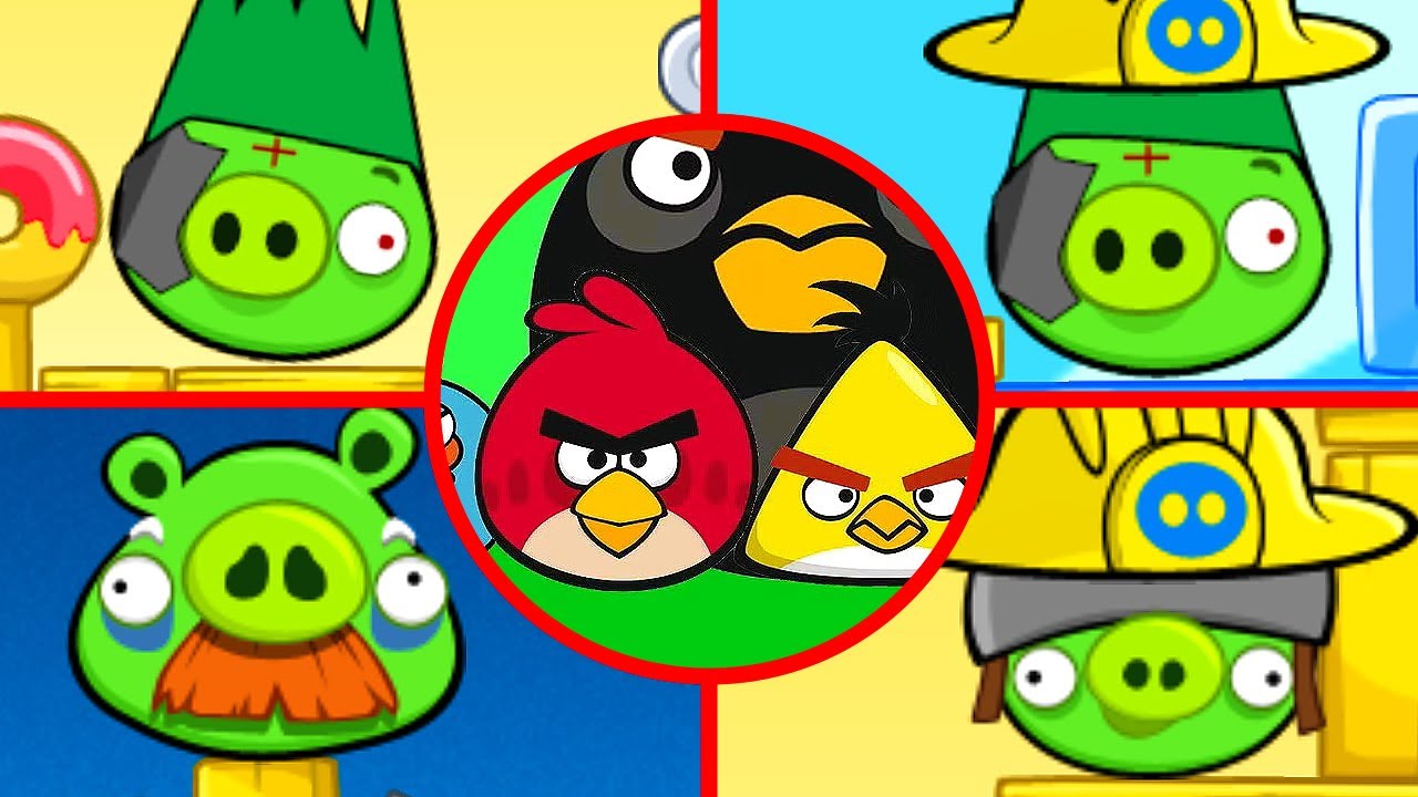 Angry Birds If It Was Awesome - All Bosses (Boss Fight) 1080P 60 FPS