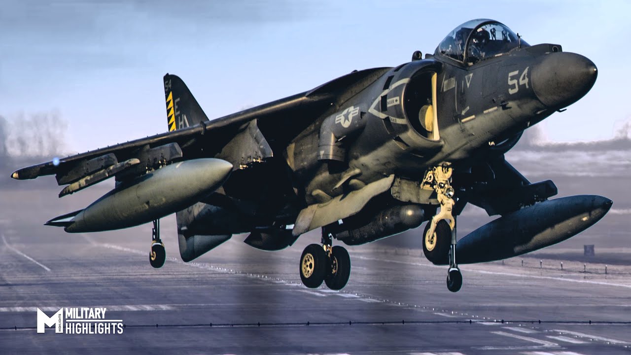 "Harrier Jump Jet: The Fighter That Can Stop in Mid-Air!"