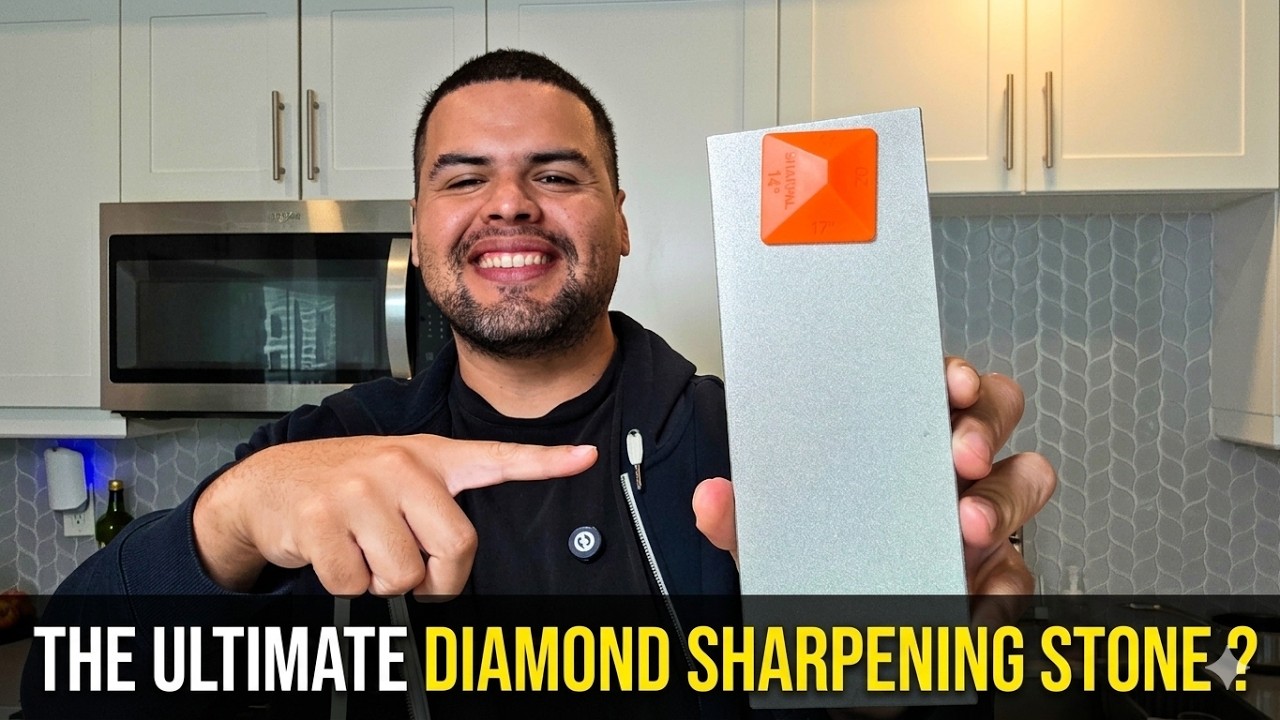 Razor Sharp Knives in 1 Minute! Best Diamond Sharpening Stone