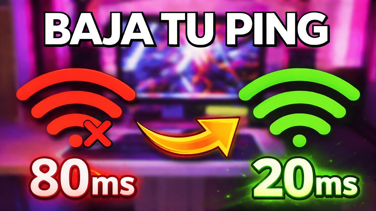Como BAJA el PING en Tus JUEGOS 🚀 Cómo Reducir el LAG y Tener Menos MS (2026)