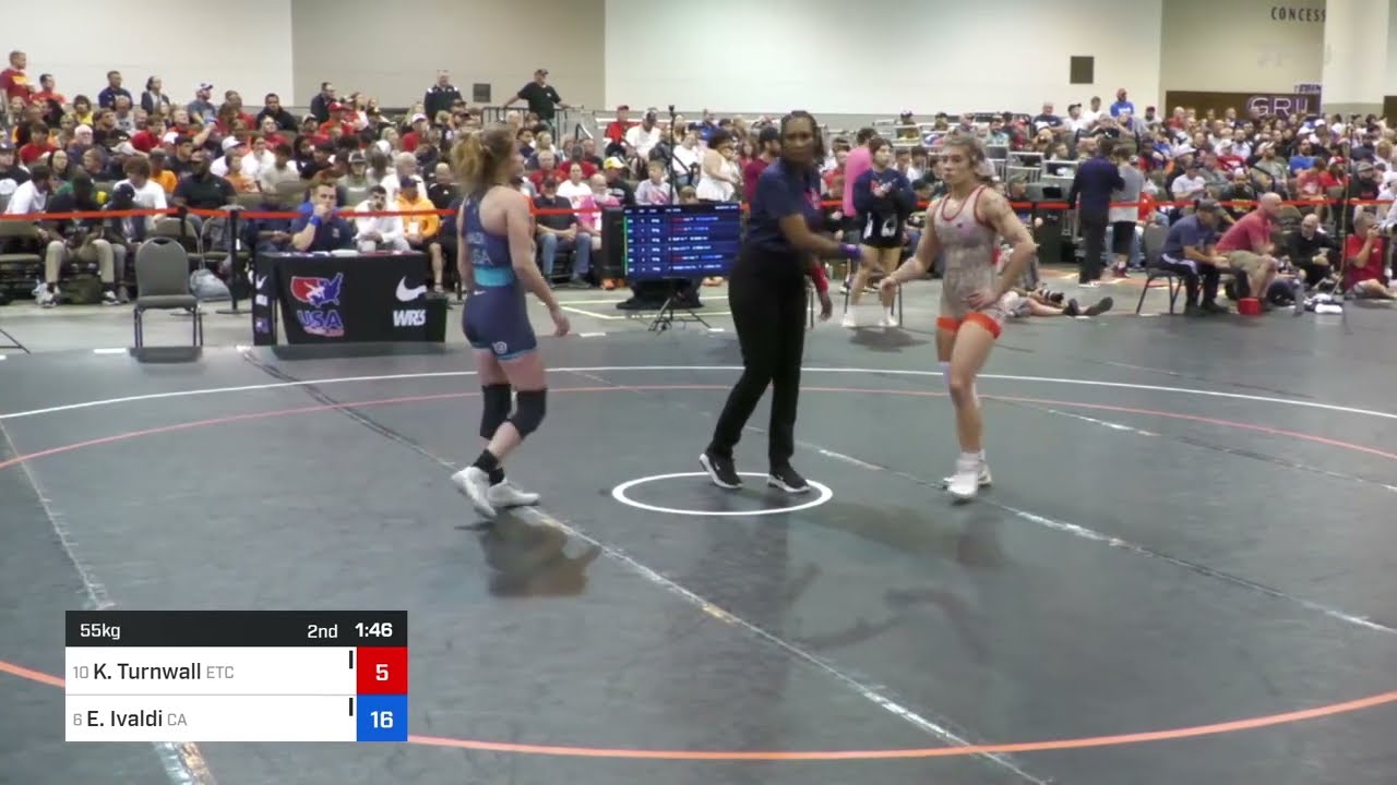 2024 Women’s Freestyle Senior World Team Trial: Karissa Turnwall vs Elena Ivaldi: 55 KG Con Quarters