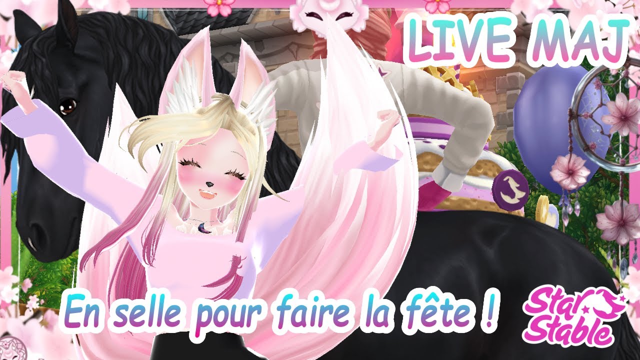 🌸🦊LIVE VTUBER FR 3D🦊🌸 - L'anniversaire de SSO !! - [Star Stable Online]