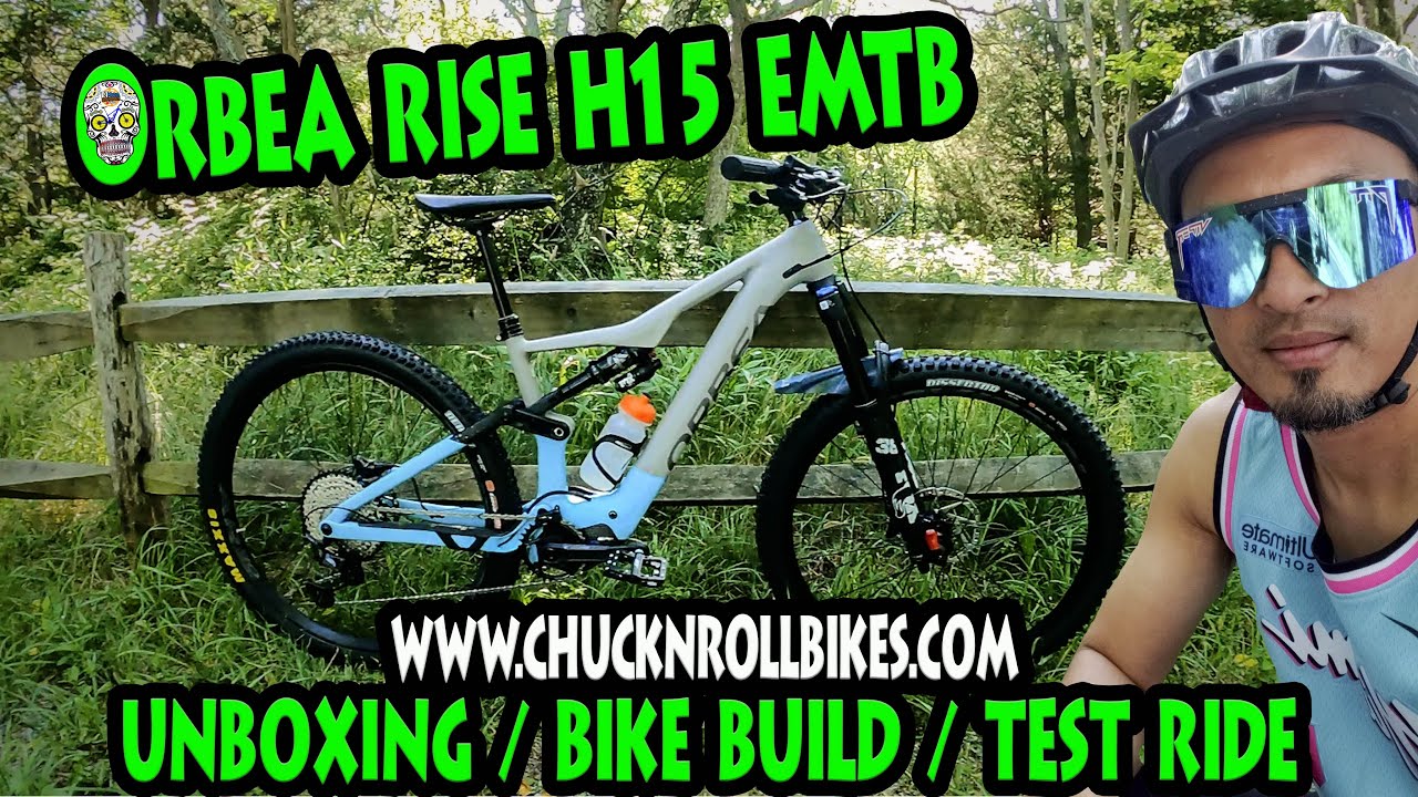 New Bike Day Unboxing, Building and Test Ride | ORBEA RISE H15 eMTB | #fyp #youtuber