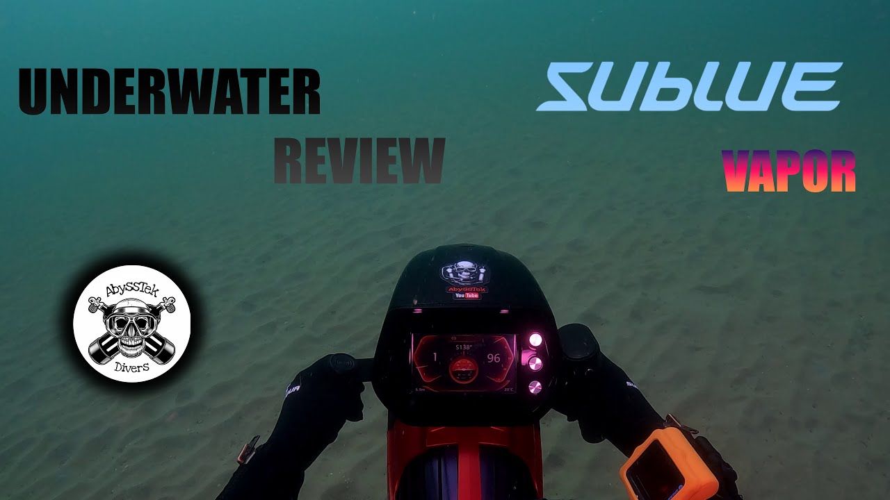 SUBLUE VAPOR SCOOTER -UNDERWATER REVIEW-