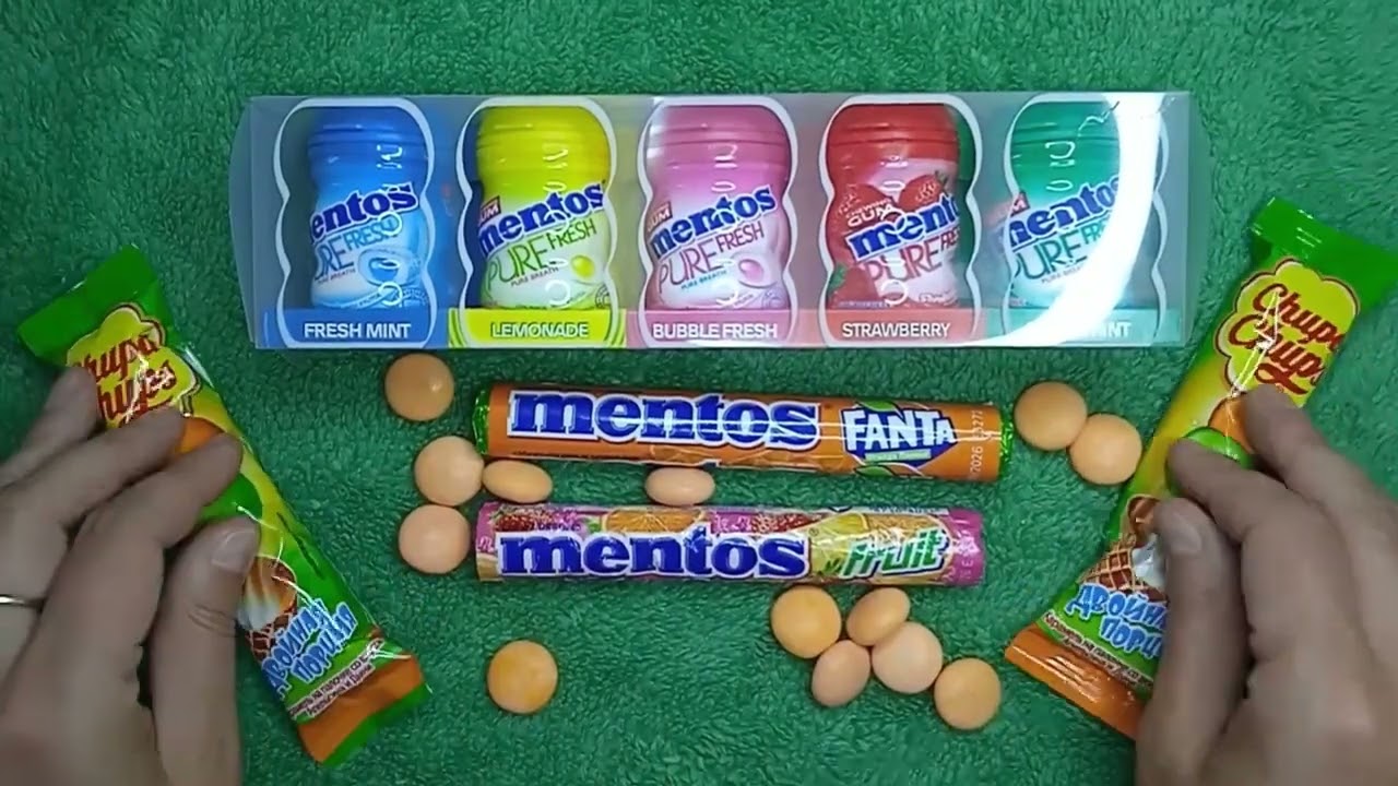 Lots of Mentos! Opening Sweets ASMR