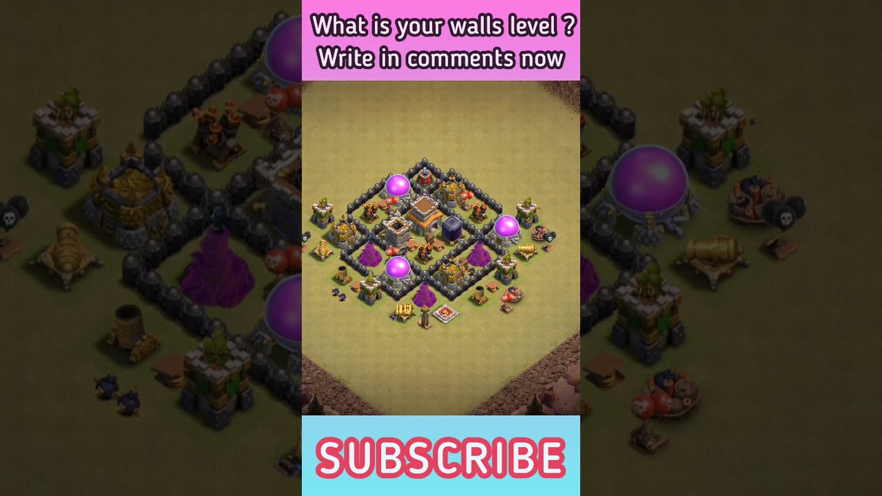 New Town hall 8 war base ! Best th8 war base in 30 second (coc game)